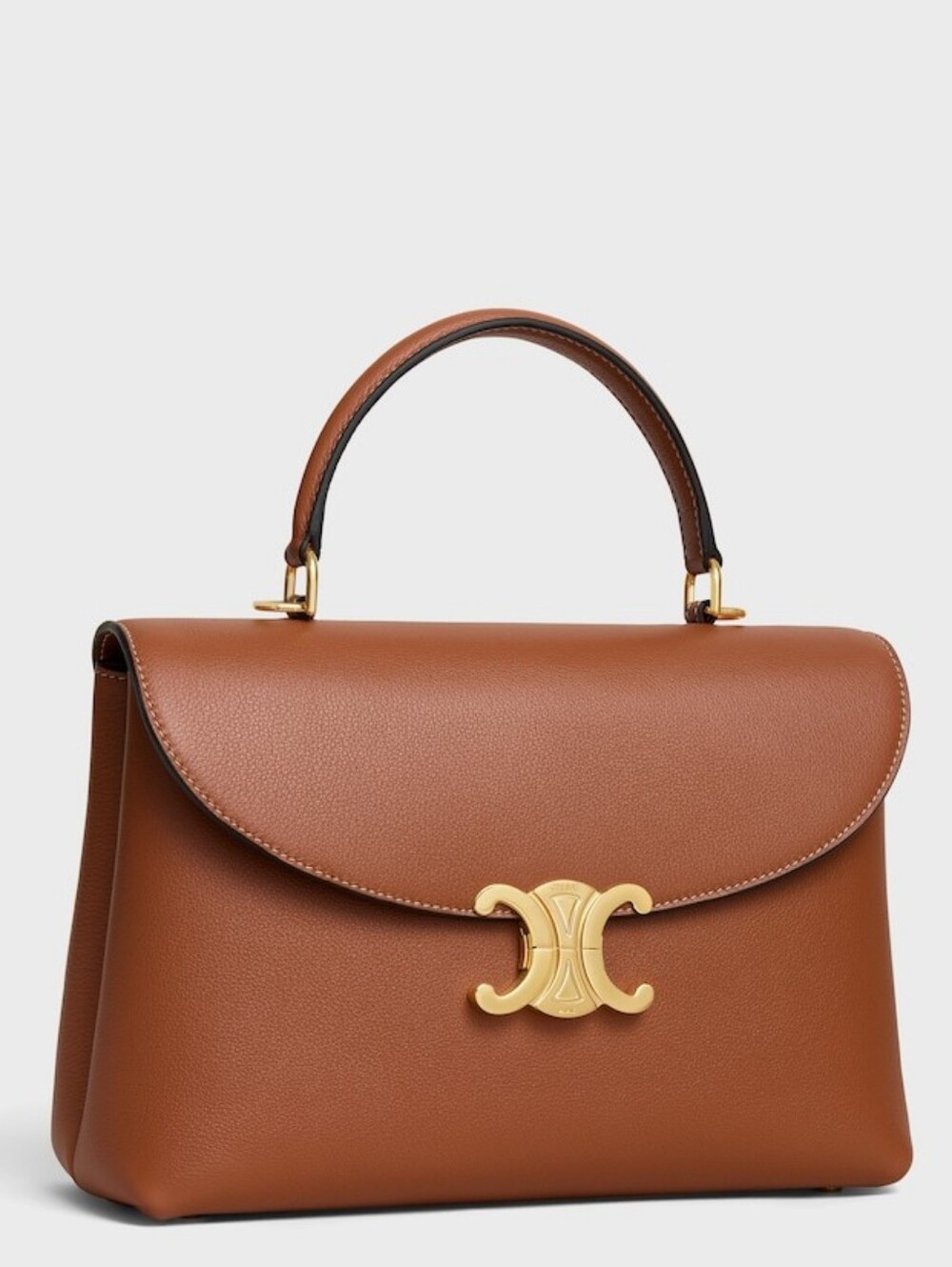New Celine Supple Calfskin Medium Nino Bronze Authenticated BROWN Tan MSRP $3950 - Picture 8 of 16